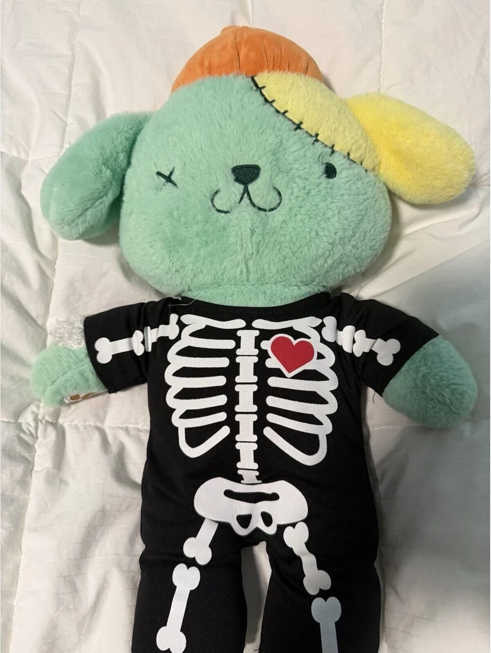 Build A Bear Halloween Plush Hello Kitty Zombie Pompompurin With Outfit
